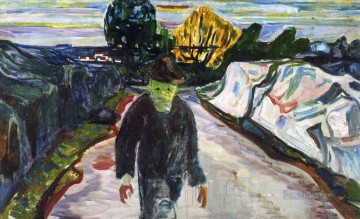エドヴァルド・ムンク Painting - 殺人者 1910年 エドヴァルド・ムンク